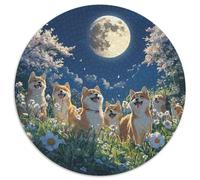 Shiba Inu 1000 Piece Jigsaw Puzzle For Adults Challenging Game Stress Relief Puzzle Cultivate The Spirit of Teamwork for Family Decorations 1000pcs (67.5x67.5cm)