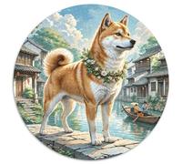 Shiba Inu 1000 Piece Jigsaw Puzzle For Adults Challenging Game Stress Relief Puzzle Exercise The Memory of The Brain for Adults And Kids, Age 12 Years Up 1000pcs (67.5x67.5cm)