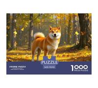 Shiba Inu 1000 Piece Jigsaw Puzzle For Adults Family Challenge Toys Stress Relief Puzzle Cultivate The Spirit of Teamwork for Family Decorations 70x50cm/1000pcs