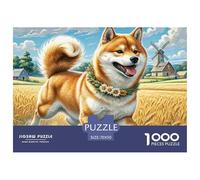 Shiba Inu 1000 Pieces Jigsaw Puzzles For Adults Challenging Game Stress Relieving Entertainment Cultivate The Spirit of Teamwork for Adults And Kids, Age 12 Years Up 70x50cm/1000pcs