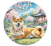 Shiba Inu 1000 Pieces Jigsaw Puzzles For Adults Educational Games Stress Relieving Entertainment Cultivate The Spirit of Teamwork For Adults Gifts 1000pcs (67.5x67.5cm)