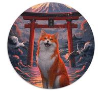 Shiba Inu 1000 Pieces Jigsaw Puzzles For Adults Educational Games Stress Relieving Entertainment Exercise The Memory of The Brain for Adults And Kids, Age 12 Years Up 1000pcs (67.5x67.5cm)