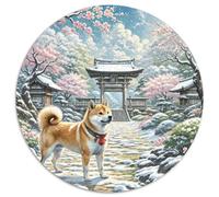 Shiba Inu 1000 Pieces Jigsaw Puzzles For Adults Family Challenge Toys Stress Relieving Entertainment Cultivate The Spirit of Teamwork For Adults Gifts 1000pcs (67.5x67.5cm)