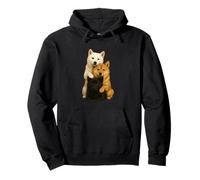 Shiba Inu Akita Spitz Finlandese Felpa con Cappuccio