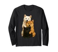 Shiba Inu Akita Spitz Finlandese Maglia a Manica