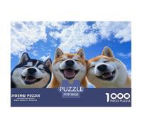 Shiba Inu | Amicizia Canina Puzzle Da 1000 Pezzi, Gioco Educativo Impegnativo Anti-Stress Per Adulti E Bambini, Unica Decorazione Per La Casa | Regalo 38x26cm/1000pcs