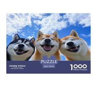 Shiba Inu | Amicizia Canina Puzzle Da 1000 Pezzi, Gioco Educativo Impegnativo Attività Famigliare Per Adulti E Ragazzi, Elegante Decorazione Per La Casa | Regalo 70x50cm/1000pcs