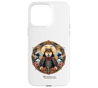 Shiba Inu cane come logo Samurai con fiori di ciliegio Custodia per iPhone 15 Pro Max