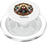 Shiba Inu cane come logo Samurai con fiori di ciliegio PopSockets PopGrip per MagSafe
