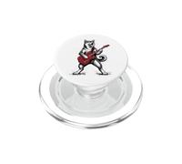 Shiba Inu Che Suona La Chitarra Musica Rock PopSockets PopGrip per MagSafe