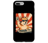 Shiba Inu DJ House Music Retro Amante dei cani Custodia per iPhone 7 Plus/8 Plus
