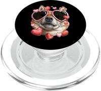 Shiba Inu Dog San Valentino Cuore Occhiali PopSockets PopGrip per MagSafe
