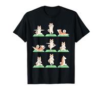 Shiba Inu Dog Yoga Pose Zen Cute Training Exercise Yogi Funny Maglietta