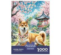 Shiba Inu Jigsaw Puzzle Impossible 1000 Pezzi Decorazione Per La Casa. Giochi Rilassamento E Intelligence Per Adulti E Ragazzi Da 14 Anni 70x50cm/1000pcs