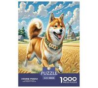 Shiba Inu Jigsaw Puzzle Impossible 1000Pcs Decorazione Per La Casa. Rilassamento E Intelligence Per Adulti E Ragazzi Da 14 Anni 38x26cm/1000pcs