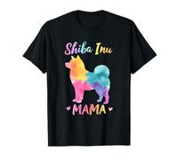Shiba Inu Mama Design Colorful Shiba Inu Mamma Maglietta
