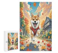 Shiba Inu Puzzle 1000 Pezzi Rilassamento Per Adulti Cute Pet Animals Rompicapo Pressione Ridotta Giochi Da Tavolo Solo O in Gruppo Regalo Amico E Colleghi Di Lavoro 1000 PCS