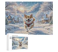 Shiba Inu Puzzle 300 Pezzi Per Lui Amici E Colleghi Cute Pet Animals Rompicapo Sfida Impossibile Giochi Da Tavolo Serate in Gruppo Regalo Natale 2025 300 PCS
