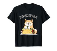 Shiba Inu Taco Lover Tee - Divertente cane "Paws Off My Tacos" Maglietta