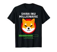 Shiba $SHIB Token Shiba Inu Millionaire Loading Crypto Maglietta
