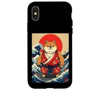 Shiba Sumo Arte per Amanti del Giappone Custodia per iPhone X/XS