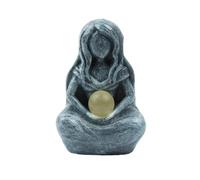 SHIDXIB 1 statua decorativa a forma di dea della luna, per casa, ufficio, giardino