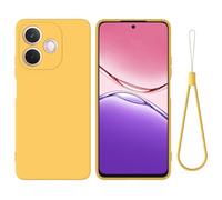 SHIEID Cover per Oppo A5 Pro 5G, Custodia in TPU Tinta Unita, Case in Silicone Morbido, Custodia in gomma antiurto sottile Cover per Oppo A5 Pro 5G-Giallo