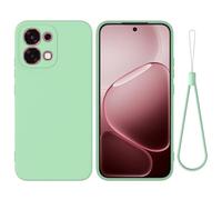 SHIEID Cover per Oppo F31 5G/A6 Pro 5G, Custodia in TPU Tinta Unita, Case in Silicone Morbido, Custodia in gomma antiurto sottile Cover per Oppo F31 5G/A6 Pro 5G-Verde