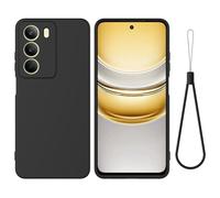 SHIEID Cover per Realme C75 5G/C73, Custodia in TPU Tinta Unita, Case in Silicone Morbido, Custodia in gomma antiurto sottile Cover per Realme C75 5G/C73-Nero