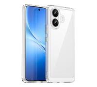 SHIEID Trasparente Cover per vivo V60 Lite, Bordi colorati per un pc rigido sottile ed elegante + paraurti in silicone TPU, Custodia per vivo V60 Lite-Trasparente