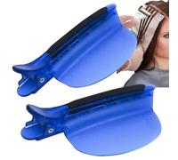 Shield Clip - Set di 2 clip isolanti termiche a sgancio rapido, semplici clip per sezioni dei capelli per acconciature, extension e colpi di luce (colore casuale)