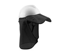SHIELD NECCHIO SUN HAP HAT - Guardia Del Collo Montato Su Elmetto UV | Celmetto Sun Shade Neck | Cappello Sun Neck | Sposta Per Il Sole Traspirato Per Il Sole Per La Prevenzione Del Colpo Di Calore Pa