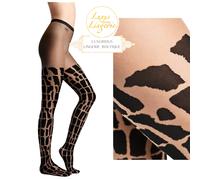 SHIELD TIGHTS Di Wolford L Grande Nero Trasparente Collant Crocodile
