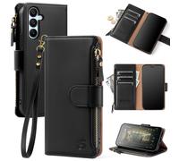 Shieldtop compatibile con Samsung Galaxy A15 5G Wallet Case con supporto per il telefono PU Custodia per telefono PU Flip Protective Copertura Cinta