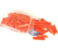 ShieldUp - Distanziatori per piastrelle in plastica, 100 mini cunei rossi