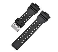 Shieranlee 16mm Cinturino Compatibile con Casio G-Shock GA-110 GA-100 GD-100 Men Sports Waterproof Replacement Bracelet Band Strap