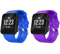 Shieranlee Band Compatibile con Garmin Forerunner 35,Regolabili Ricambio Morbido Silicone Sportivo Cinturini per Garmin Forerunner 35 Smart Watch, Fit 5.11-9.05 inch (130mm-230mm) Wrist