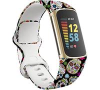 Shieranlee Charge 6 Cinturino,Silicone Cinturini di Ricambio in Sportivi Braccialetti Compatibili con Fitbit Charge 5