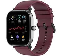 Shieranlee Cinturino Compatibile con Amazfit GTS 2mini, GTS2, GTS2E, BIP, 20mm in Morbido Silicone Nero