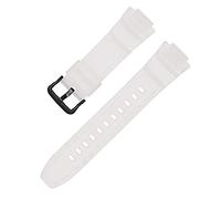 Shieranlee Cinturino Compatibile con Casio MCW-100H/110H/W-S220/HDD-S100 WV-200/AE-2000/2100 Resin Strap 16mm Watch Accessories Silicone Strap