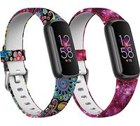 Shieranlee Cinturino di Ricambio Compatibile con Fitbit Luxe Activity Tracker - Braccialetti QuickFit in silicone di alta qualità,taglia piccola