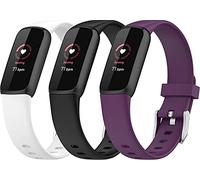 Shieranlee Cinturino di Ricambio Compatibile con Fitbit Luxe Activity Tracker - Braccialetti QuickFit in Silicone di Alta qualità,Taglia Piccola