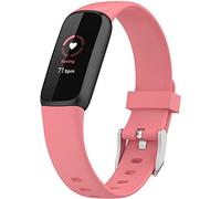 Shieranlee Cinturino di Ricambio Compatibile con Fitbit Luxe Activity Tracker - Braccialetti QuickFit in Silicone di Alta qualità,Taglia Larga