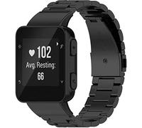Shieranlee Cinturino in metallo compatibile con Garmin Forerunner 35 Strap/Garmin Approach S10 cinturino, di ricambio in acciaio INOX per Forerunner 35/Garmin Approach S10 Golf Watch