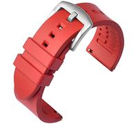 Shieranlee Cinturino per Orologio Sportivo, Cinturino sostitutivo per Cinturino dell'orologio a sgancio rapido in Gomma fluorurata FKM per Orologio Sportivo 19mm 20mm 21mm 22mm 24mm for Men Women