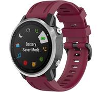 Shieranlee Cinturino sportivo in silicone da 20 mm per Garmin Fenix 7S Series
