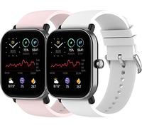 Shieranlee Compatibile con Amazfit GTS 2mini Cinturino,Amazfit GTS2 Cinturino,Amazfit GTS2E Cinturino, Amazfit BIP Cinturino, 20mm in Morbido Silicone per AGPTEK,Blackview BV-ID205G,BV-X2,ASWEE