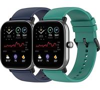 Shieranlee Compatibile con Amazfit GTS 2mini Cinturino,Amazfit GTS2 Cinturino,Amazfit GTS2E Cinturino, Amazfit BIP Cinturino, 20mm in Morbido Silicone per AGPTEK,Blackview BV-ID205G,BV-X2,ASWEE