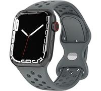 Shieranlee Compatibile con Apple Watch Strap 45mm 44mm 42mm 49mm, SoftCinghie di ricambio per cinturini sportivi in silicone for Apple Watch Ultra, iWatch Strap Series 8 7 6 5 4 3 2 1 SE