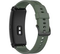 Shieranlee Compatibile con HUAWEI Talkband B7, B6, B3, watch fit mini - Cinturino da 16MM in Silicone Nero - Design Respirante e Confortevole